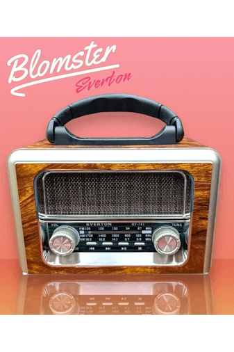 Everton Rt-741 Güneş Enerji̇li̇ Bluetooth, Usb/sd/aux/fm Band Radyo Ahşap Nostalji Müzik Kutusu