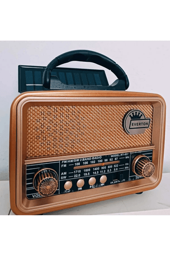 Everton Rt-827 Usb/fm/bt Solar Paneli Nostajık Radyo