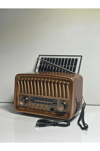 Everton Rt-852 Güneş Enerjili Nosatjik Usb Bluetooth Radyo Müzik Çalar