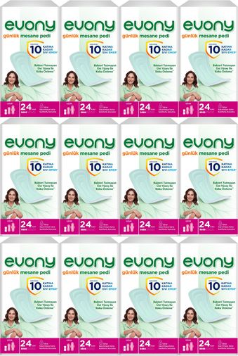 Evony Günlük Mesane Pedi Uzun 288 Adet (12PK*24)