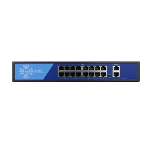 Ezcool EZ-16PSF 16 Port FE + 2 GE 240W PoE Switch