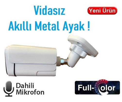 Ezcool EZ-2315IPS 5MP 3.6 mm Sesli Full Color PoE IP Bullet Kamera