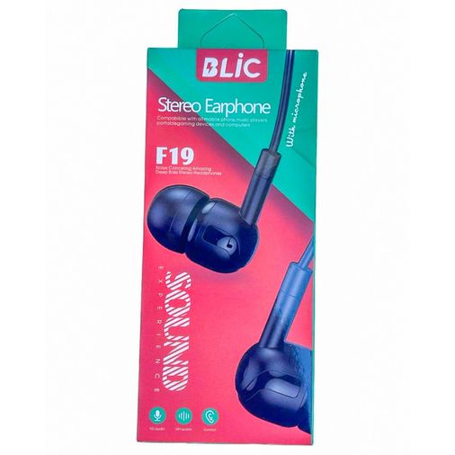 F19- Blic F19 Mikrofonlu Kumandalı 3.5Mm Jack Kulaklık