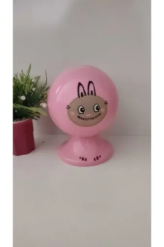 FAMEMUS ACCESSORY 101042472424 Labubu Kumbara Pembe Renk