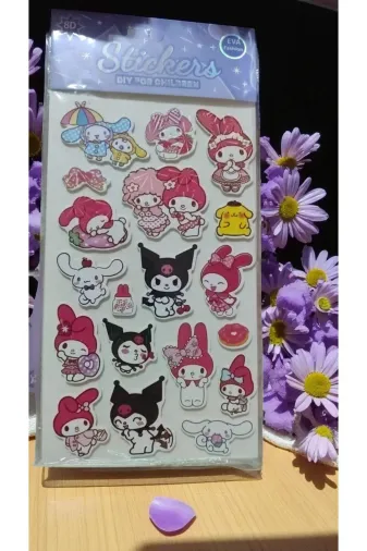 FAMEMUS ACCESSORY 155158 Sevimli Karakter Kuromi Temali Sticker