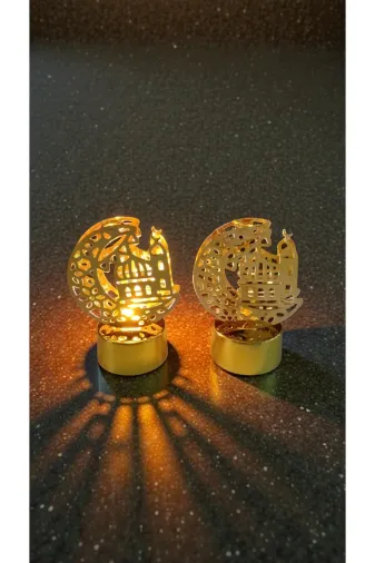 FAMEMUS ACCESSORY 212321eqweqwe Razaman Özel Pilli 8Cm Boyutunda Mumluk 1 Adet Gönderim