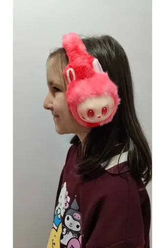 FAMEMUS ACCESSORY 214124124341343 İthal Labubu Kulaklık Dogum Günü Hediyelik Ürün