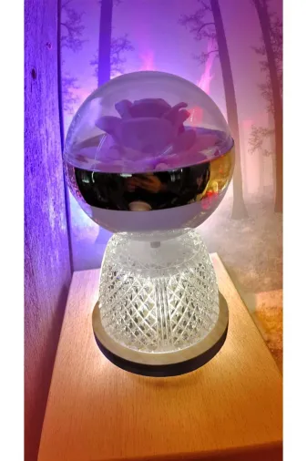 FAMEMUS ACCESSORY 2412435 Isikli Usbli Dönen Gül Boyutu :20Cm