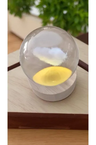 FAMEMUS ACCESSORY 852085252 Kalp Şeklinde Led Işıklı Küre Usb Kablolu