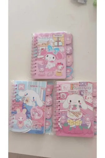 FAMEMUS ACCESSORY 85247741 Telli Ve Ayraçlı Çizgili 100 Yaprak 12*10 Boyutunda Defter 1 Adet