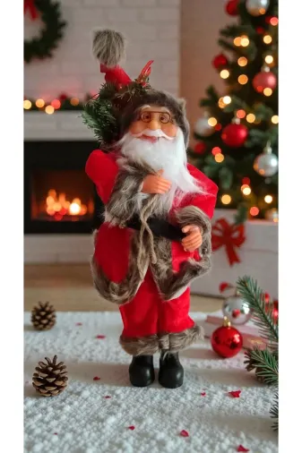 FAMEMUS ACCESSORY erq3qrefa Neol Baba Figür 60Cm Yılbaşına Özel Süs Dekor Hediyelik Ürün