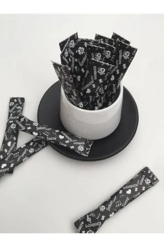 FİGANLAR TYBAN4Y3TP91JFNJ44 Hijyenik Tek Kullanımlık Stick Paket Şeker 3 Gr 100 Adet 1 Paket