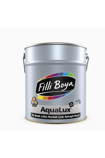 Filli Boya aqua-25 Aqualux Seramik Boya - Cam-Seramik-Ahşap-Metal-Plastik Yüzeyler İçin Son Kat Boya 2,5Lt