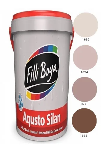 Filli Boya A.SİLAN15LT Aqusto Silan Silikon Esaslı Dış Cephe Boyası 15Lt (16S5)