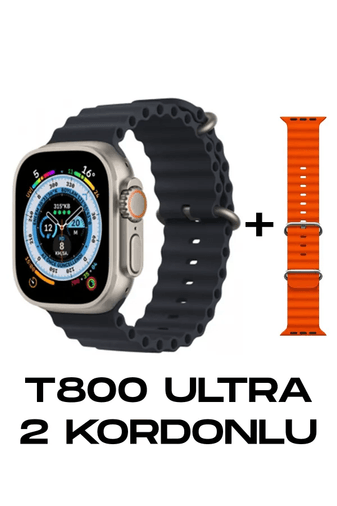 FİOPLUS Fioplus Watch 9 Ultra Serisi Uyumlu T 800 Ultra 2 1.99" Hd Ekran Yükseltilmiş Versiyon Saat