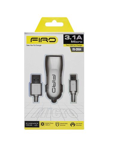 FİRO Firo Fr-Cr04 3.1A Micro Oto Set Şarj Cihazı