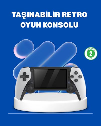 Fırsatkolik 125036722 Mey İthalat Taşınabilir 4.3 Ekranlı Retro Oyun Cihazı