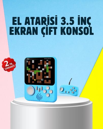 Fırsatkolik 125036736 Mey İthalat 666 Klasik Oyunlu Mini Retro Konsol Büyük Ekran Desteği