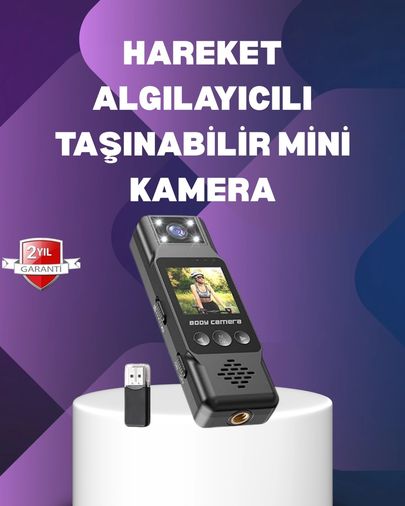 Fırsatkolik 125048711 Mey İthalat 180 Dönebilen Lensli 1080P Mini Kamera