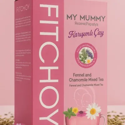 Fitchoy - Rezene & Papatya Çayı 90 gr x 45 Adet (Biberiye İlaveli)