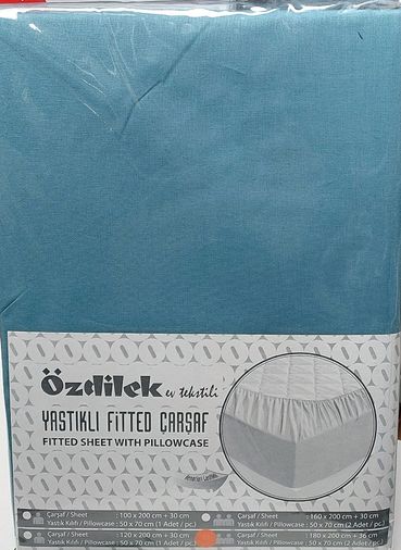 Fitted Lastikli Çift Kişilik Çarşaf Seti Maldiv