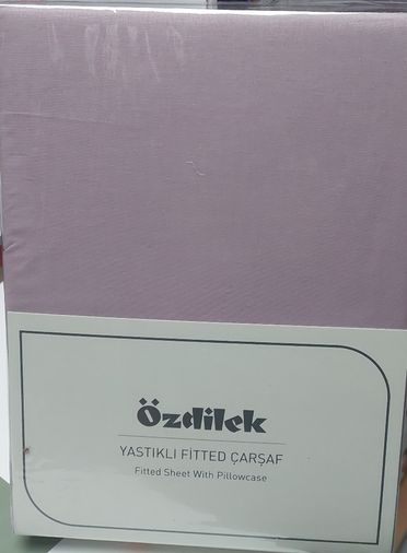 Fitted Lastikli Tek Kişilik Battal Çarşaf Seti (120x200)-Vizon