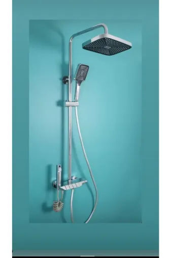 FLEKO Pgatw Piyano Duş Seti Krom Banyo Duş Seti Piyano Duş