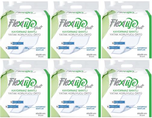 Flexi Life Yetişkin Alt Açma Yatak Koruyucu Örtü 60*90CM 180 Adet Kaydırmaz