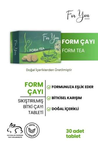 For You Gold FMC001 Kilo Vermeye Yardımcı Detoks & Destekleyici Diyet Form Bitki Çayı 30 Günlük