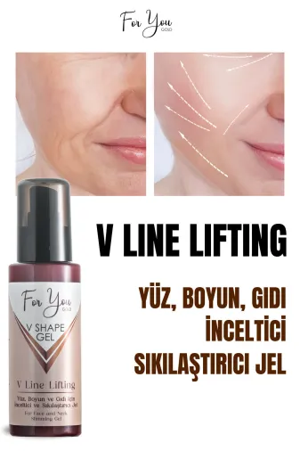 For You Gold FRYSG001 Yüz, Boyun, Çene Ve Gıdı Için Incelmeye Yardımcı, Sıkılaştırıcı Ve Şekillendirici Slim Jel