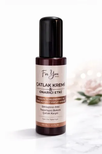 For You Gold tümçat Sıkılaştırıcı & Toparlayıcı Isı Etkili Vücut Çatlak Bakım Kremi | Bölgesel Bakım Ve Selülit 100 Ml