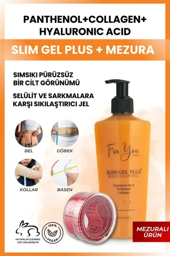 For You Gold TYC41BLIDN171404806733585 Slim Jel Plus-İncelme Ve Sıkılaşma Yardımcı, Selülit, Çatlak Karşıtı - Yakıcı Kolajen Slim Jel