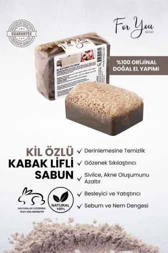 For You Gold zey01 Kil Özlü Kabak Lifli Sabun