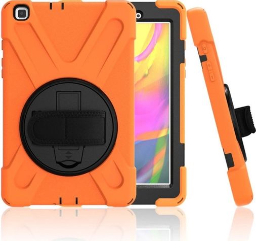 FREEDOM STOREE İTRARK9648MUK Samsung Galaxy T290 Tab A 8 Kılıf Amazing Tablet Kapak - Turuncu Arka Kapak Diğer