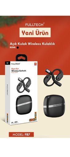 Fulltech Kablosuz Bağlantılı Kulak Çerçeveli Bluetooth Kulaklık Bt 5.3 Wireless Kulaklık Fb7