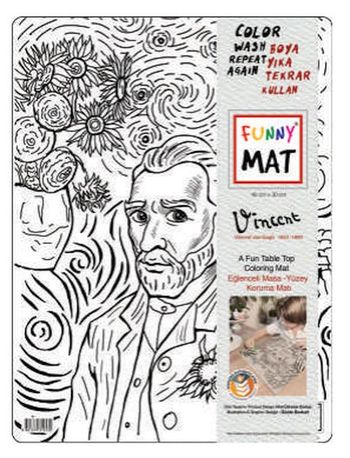 Funny Mat - Vıncent Van Gogh 30 X 40 Cm