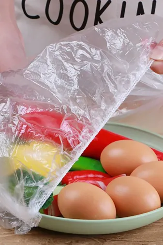 Gampus 1354123546 10 Adet Pratik Tazeliği Koruyan Tencere Tabak Bonesi | Çok Amaçlı Gıda Bonesi Silikon Poşet Değildir