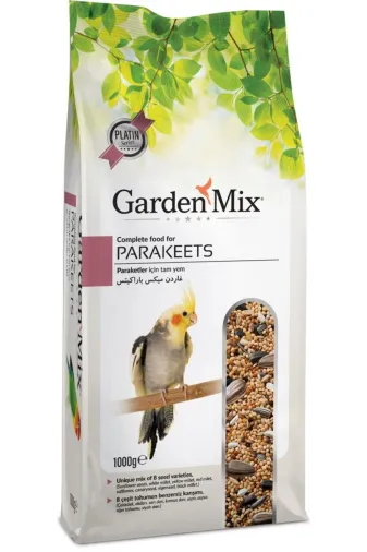 gardenmix evcil1360 Garden Mix Platin Paraket Yemi 1 Kg - 900-020 - Petshopundan