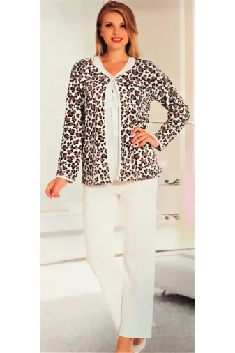 gecem dk-2558 3'lü Lohusa Pijama Takımı
