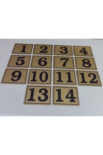 GENDEC GEN2000-14 Yapışkanlı No 1 14 Raf 6X8 Cm
