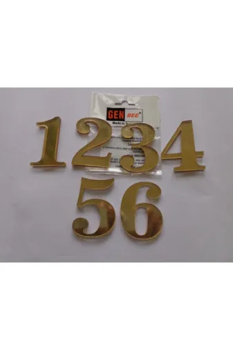 GENDEC GENA707-12345678 7 Cm Altın Sarı No:1-2-3-4-5-6-7-8