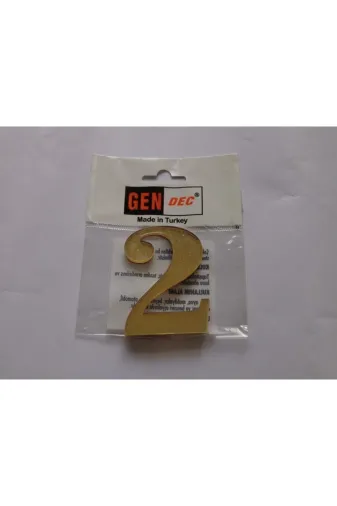 GENDEC GENA707-2 7 Cm Altın Sarı No:2