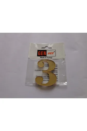 GENDEC GENA707-3 Altın Sarı  7 Cm No:3