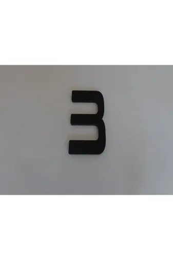 GENDEC gensiyah-0003 6 Cm Kapı Daire Villa Bina Birim Numarası No:3