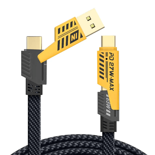 Genel Markalar ACK-1100 65Watt,usb-A, Usb-C - Usb-C, Lightning1.2Mt Şarj Kablosu