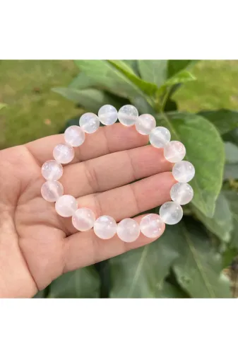 Gepstone GEP01 10 Mm Selenit Doğal Taş Bileklik