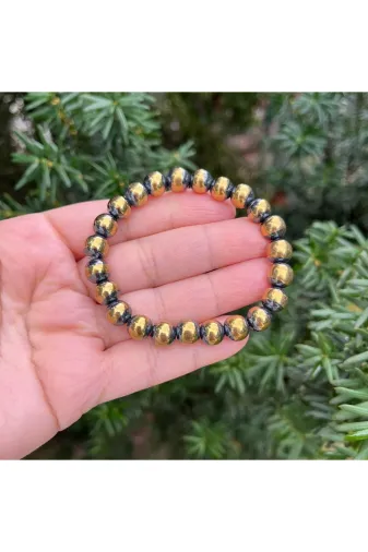 Gepstone MGR54R Hematit Doğal Taş Bileklik 8 Mm