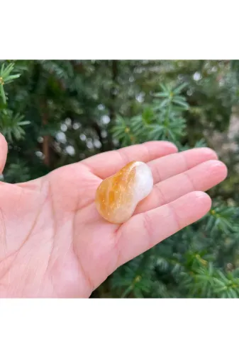 Gepstone SER22Y Tamburlanmış Sitrin Doğal Taş