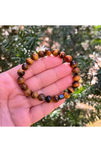 Gepstone SSF61T 8 Mm Kaplangözü Doğal Taş Bileklik