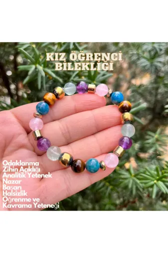 Gepstone TTO99M Kız Öğrenci Bilekliği 8 Mm